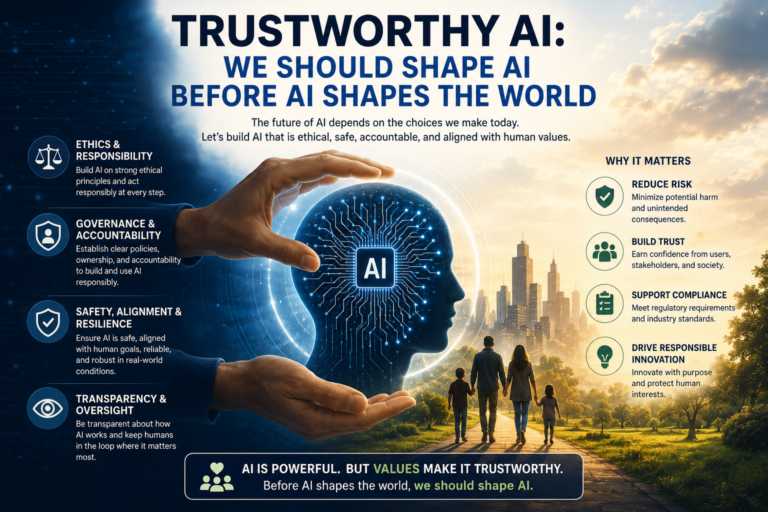 Trustworthy AI: We Should Shape AI Before AI Shapes the World