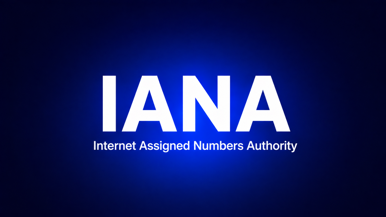 Internet Assigned Numbers Authority (IANA)