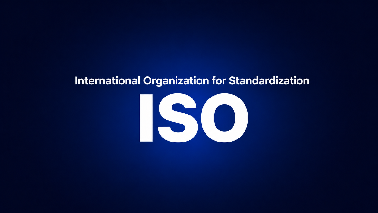 International Organization for Standardization (ISO)